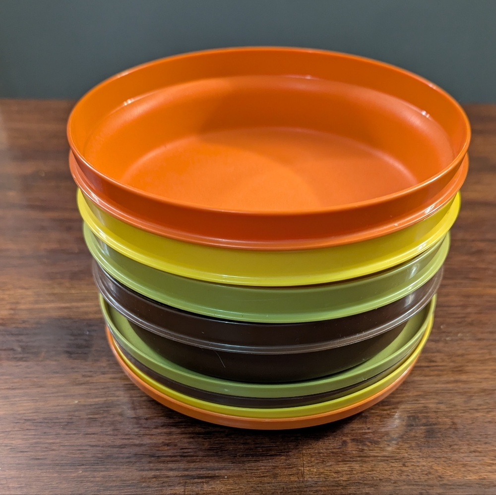 Tupperware Vintage Stackable Multi-Color Food Storage Containers - Picture 2 of 16